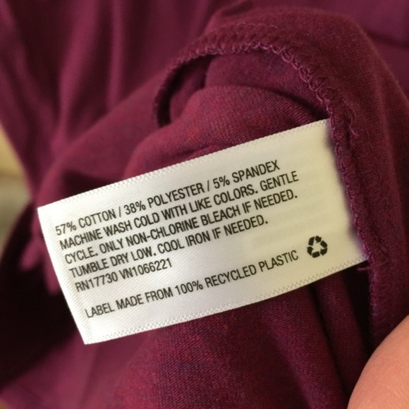 Isabel Maternity Purple 3/4 Sleeve Shirt Dress - Picture 3 of 7